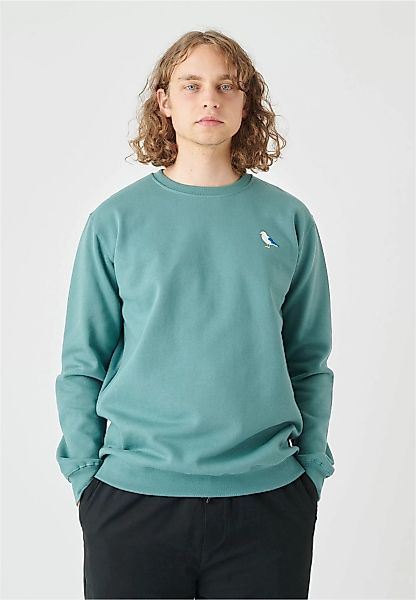 Cleptomanicx Sweatshirt "Embro Gull", mit kleiner Möwen-Stickerei günstig online kaufen