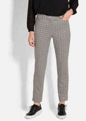 GOLDNER Stoffhose Kurzgröße: Druckhose LOUISA in günstig online kaufen