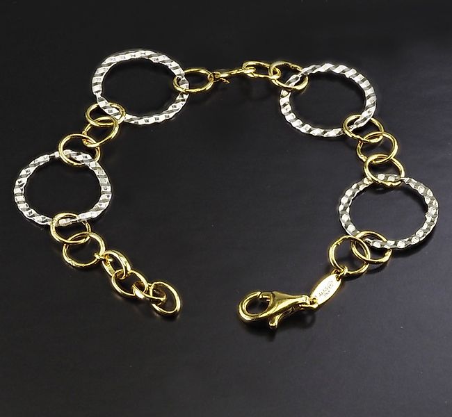 Der Kettenmacher Silberarmband Fantasie MART-19BCG, diamantiert günstig online kaufen