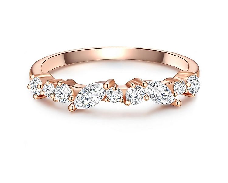 Glanzstücke München Silberring roségold, Ring Sterling Silber roségold Zirk günstig online kaufen