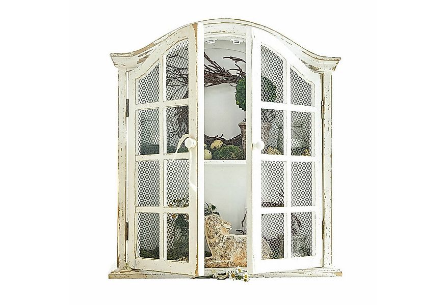 Mirabeau Wandregal Wandschrank Monthelie antikweiß günstig online kaufen