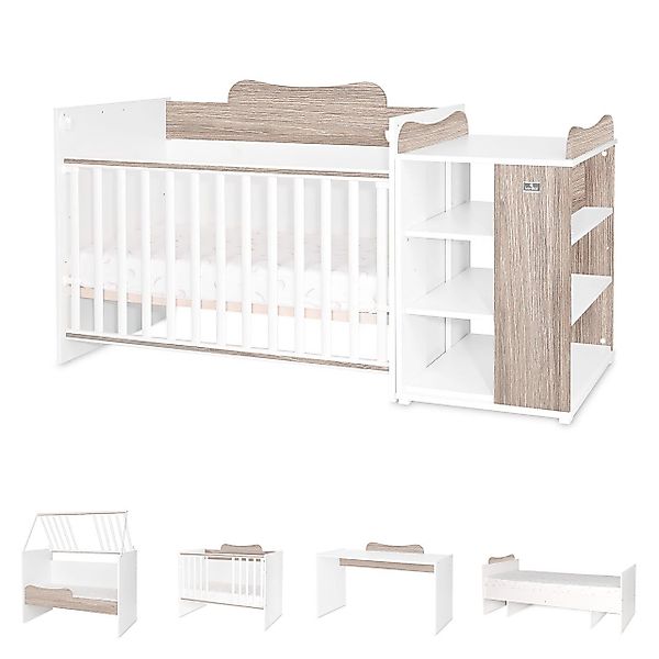 Lorelli Komplettbett Babybett Multi, Jugendbett, Schreibtisch, günstig online kaufen