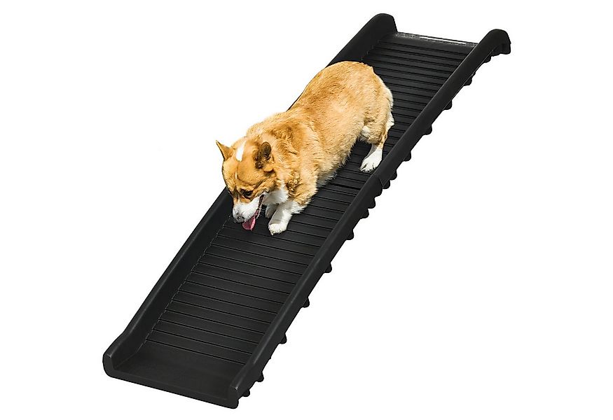 PawHut Hunderampe Hundetreppe mit rutschfester Gummipuffer (Haustierrampe, günstig online kaufen