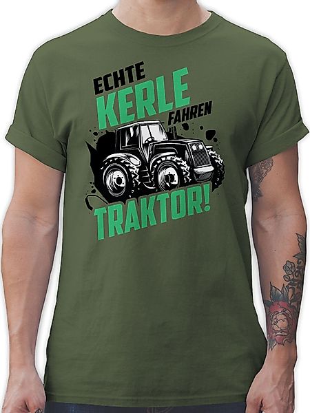 Shirtracer T-Shirt Echte Kerle fahren Traktor günstig online kaufen
