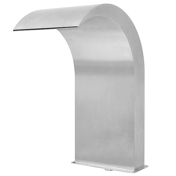 vidaXL Wasserfall Pool-Wasserfall Edelstahl 45x30x65 cm günstig online kaufen