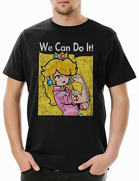 Urban Backwoods Print-Shirt We Can Do It Princess Herren T-Shirt Super Game günstig online kaufen