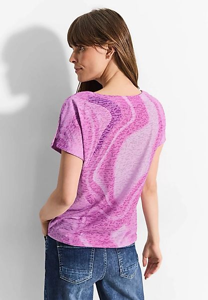 Cecil Print-Shirt mit charmanter Burn-Out-Musterung günstig online kaufen