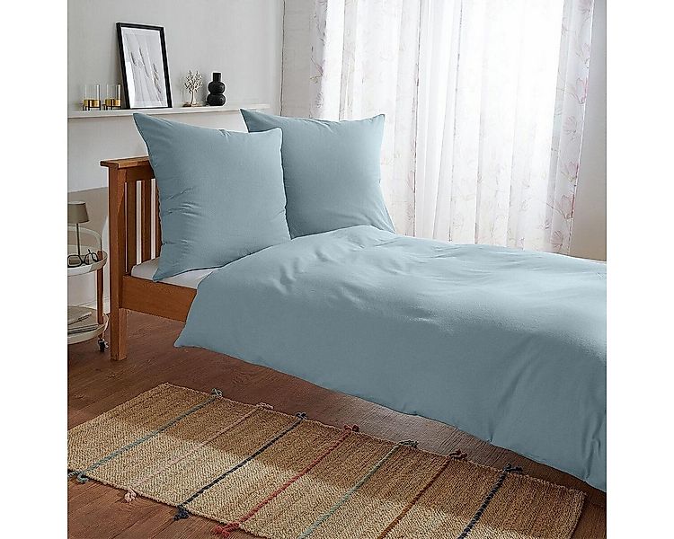 TRAUMSCHLAF Bettwäsche Uni Feinbiber, Biber, 1 teilig, feine warme weiche B günstig online kaufen