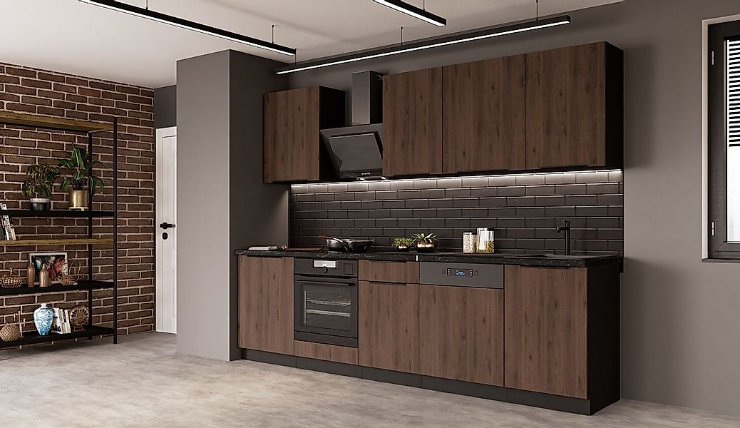 Küchen-Preisbombe Küchenzeile MONZA BASIC 280 Küchenblock Küche Einbauküche günstig online kaufen