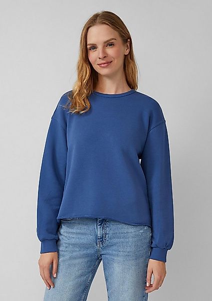 s.Oliver Sweatshirt Sweatshirt Sweatshirt im Relaxed Fit mit Rollsaum günstig online kaufen