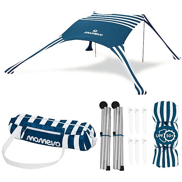 Momevo Strandmuschel Strandzelt mit UV Schutz günstig online kaufen