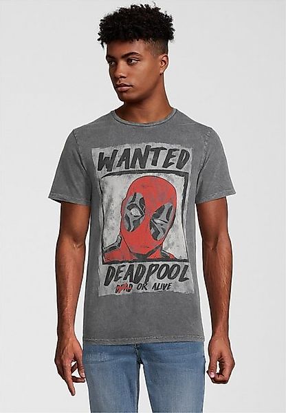 Recovered T-Shirt Deadpool Wanted Poster mit coolem Marvel-Print günstig online kaufen