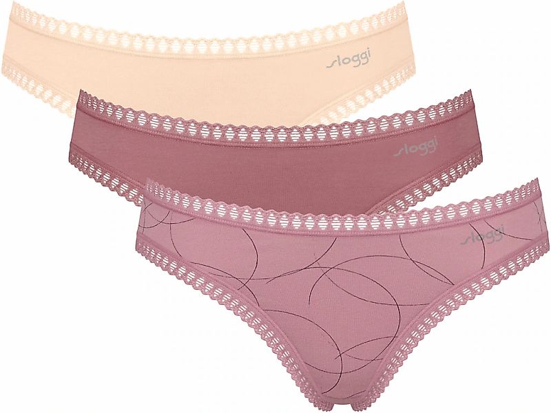 sloggi Minislip "GO Crush Mini C3P" 3er Pack, mit Spitzendetails günstig online kaufen