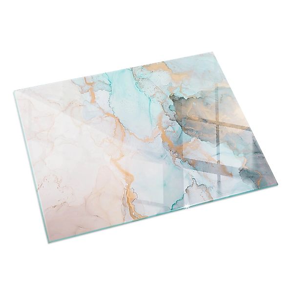 Tulup Glasplatte für Kamin Abstraktes Flüssiges Muster Glasplatte für Kamin günstig online kaufen