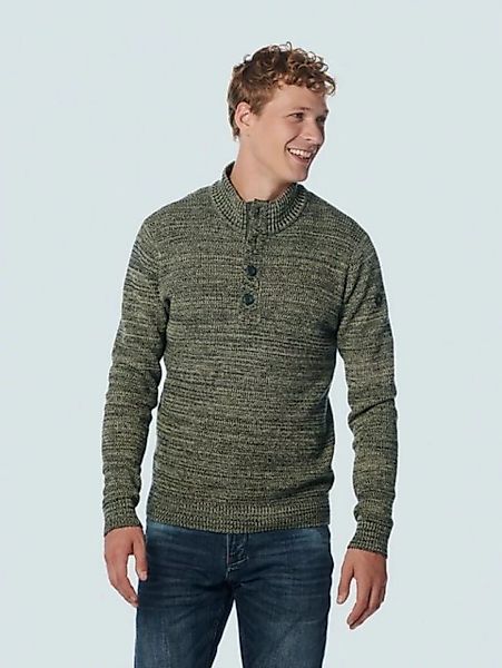 NO EXCESS Sweatshirt Pullover Half Zipper + Button Multi günstig online kaufen