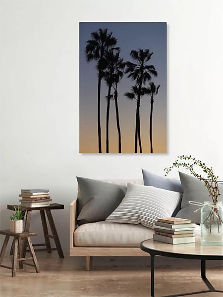 Poster / Leinwandbild - Beach Palms günstig online kaufen