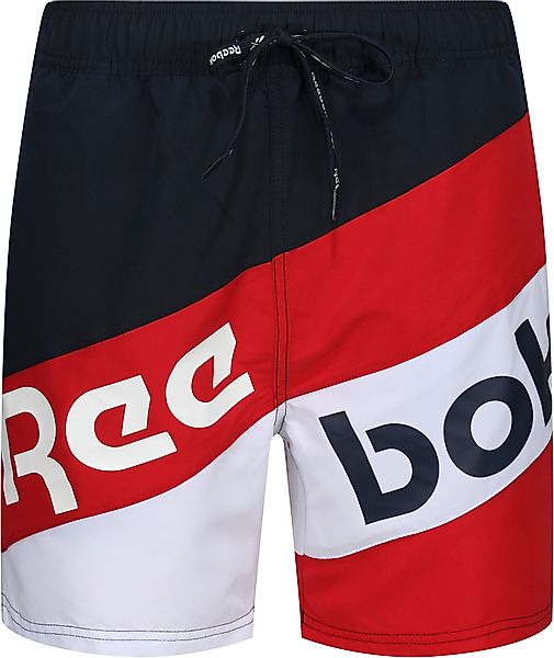Reebok Badeshorts Ryan asymmetrisch gestreift, geteilter günstig online kaufen