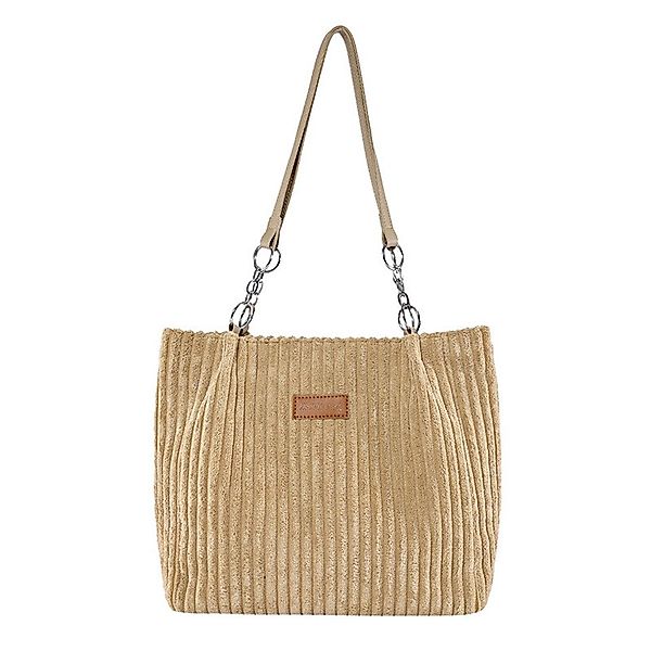 Coonoor Schultertasche Damen Cord-Shoulder-Schultertasche, Große Tote-Tasch günstig online kaufen