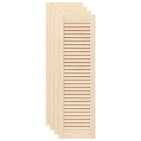 vidaXL Mehrzweckschrank Schranktüren Lamellen-Design 4 Stk 99x29,5cm Massiv günstig online kaufen