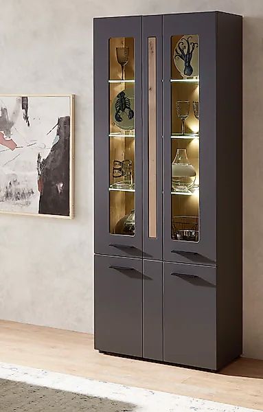 Innostyle Standvitrine "Loft Two", mit Soft-Close-Funktion, inkl. Beleuchtu günstig online kaufen