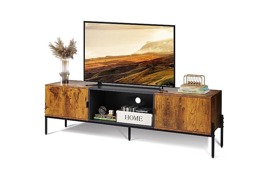 WLIVE Lowboard TV-Schrank für Fernseher bis zu 65 Zoll, 147 x 37 x 43 cm (T günstig online kaufen