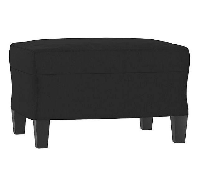 vidaXL Polsterhocker Fußhocker Schwarz 60x50x41 cm Mikrofasergewebe (1 St) günstig online kaufen