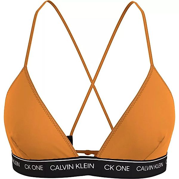 Calvin Klein Underwear Wb-triangle-rp Bikini Oberteil L Sunrise Orange günstig online kaufen
