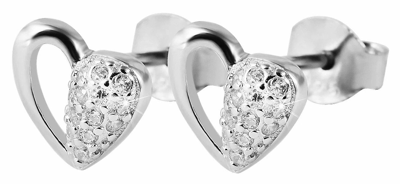 Adelia´s Paar Ohrhänger "Damen Ohrringe – Ohrstecker aus 925 Silber mit Zir günstig online kaufen