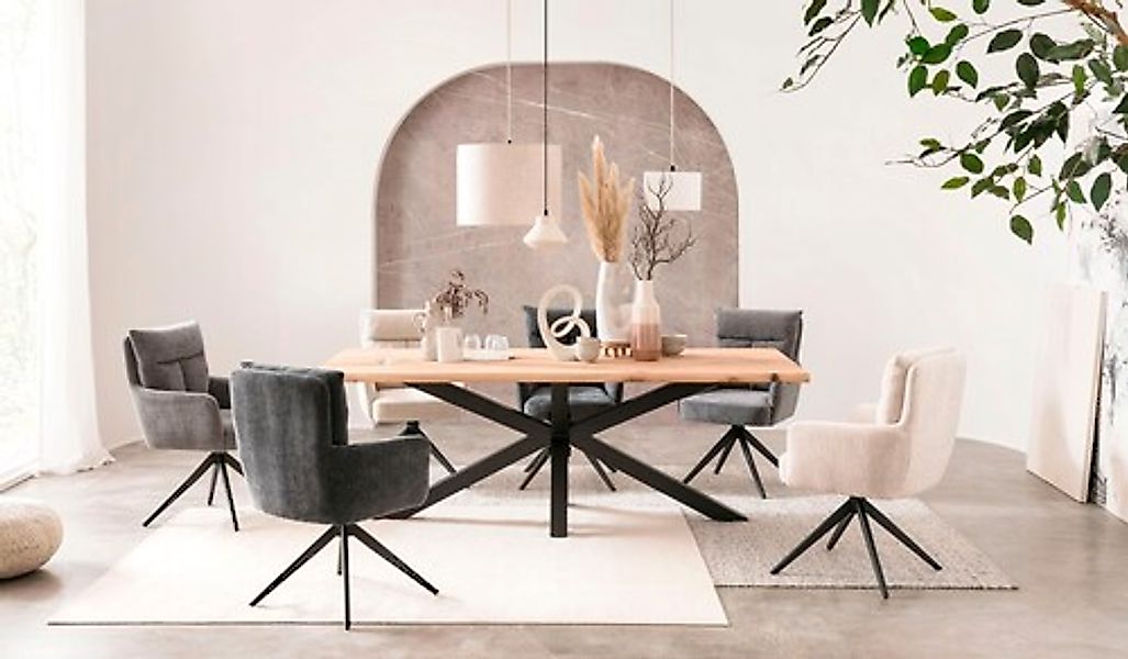 Home affaire Esstisch »Hudson«, erweiterbar durch Ansteckplatte Hudson günstig online kaufen