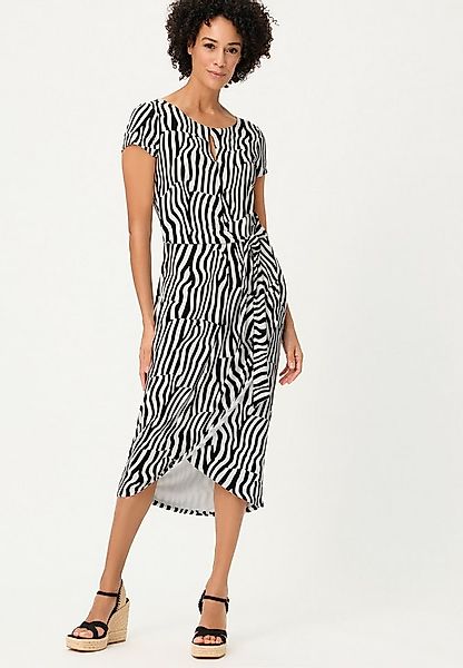 Olsen Midikleid Jerseykleid mit Allover-Dessin günstig online kaufen