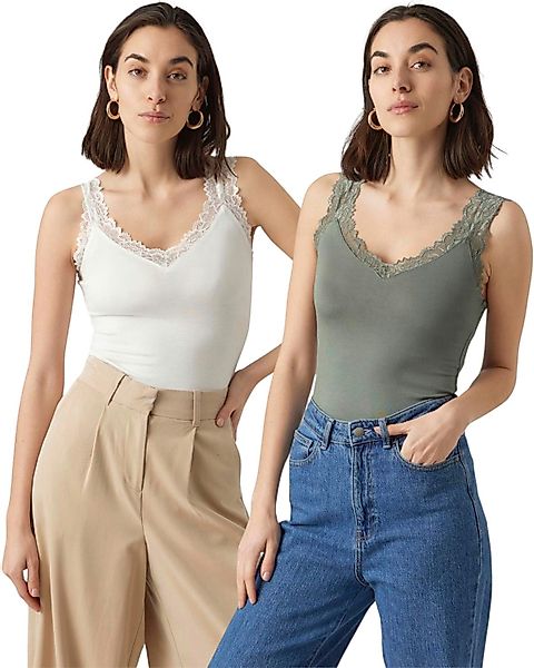 Vero Moda Spitzentop (Set, 2er-Pack) Basic günstig online kaufen
