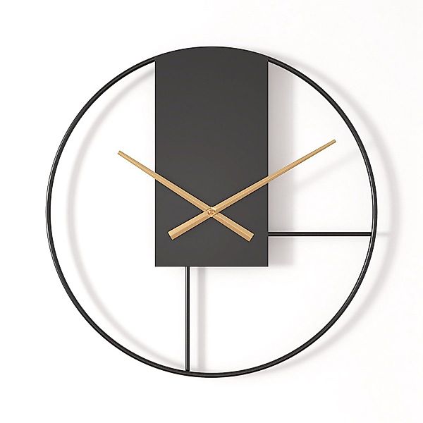 DOPWii Wanduhr, 50cm Eisen Kunst Silent günstig online kaufen