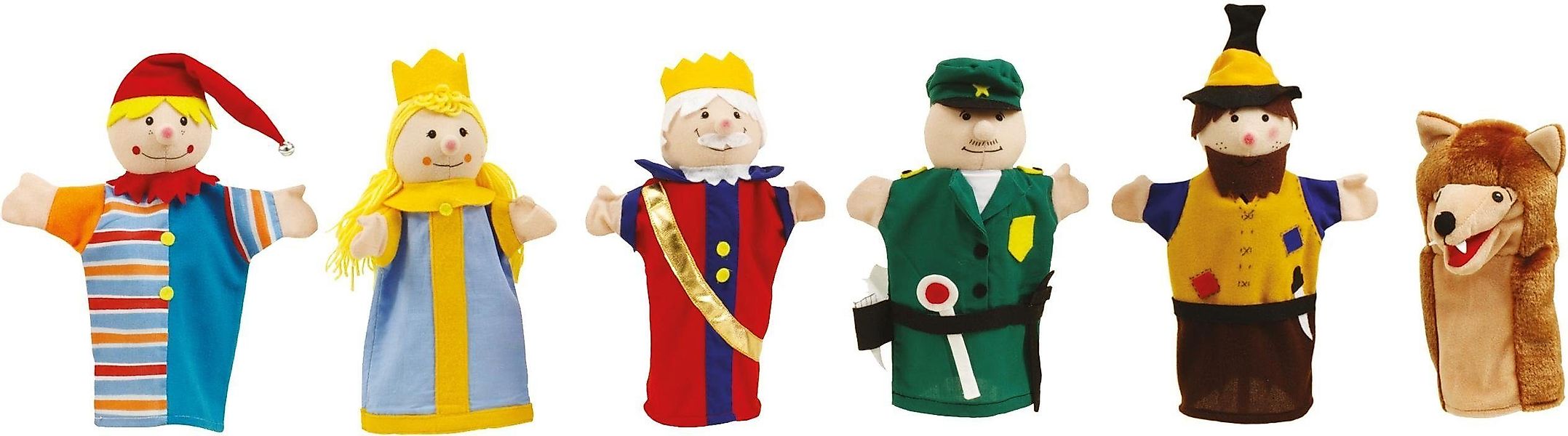 roba® Handpuppe Kasperfiguren, 6-fach sortiert günstig online kaufen