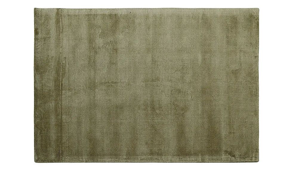 como Handloom-Teppich  Hiver ¦ grün ¦ Viskose,Baumwolle ¦ Maße (cm): B: 140 günstig online kaufen