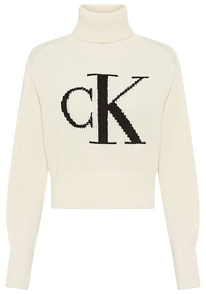 Calvin Klein Jeans Strickpullover Rollkragen, loose günstig online kaufen