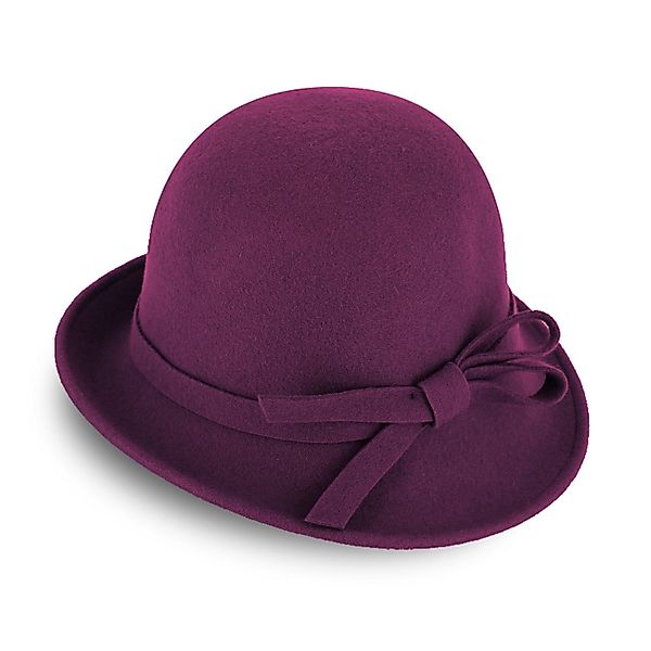 Fiebig Filzhut Unifarbener Wollfilzhut in asymmetrischer günstig online kaufen