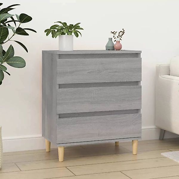 Vidaxl Sideboard Grau Sonoma 60x35x70 Cm Holzwerkstoff günstig online kaufen