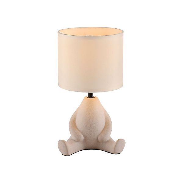 Licht-Erlebnisse Nachttischlampe FERLIN, ohne Leuchtmittel, Stoff günstig online kaufen