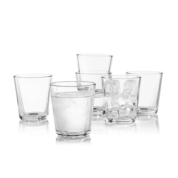 Eva Solo - Trinkglas 6er Set - transparent/H x Ø 9x8cm/25 cl günstig online kaufen