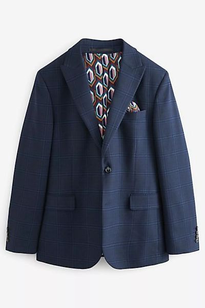 Next Baukastensakko Auffällig karierter Anzug im Slim Fit: Sakko (1-tlg) günstig online kaufen