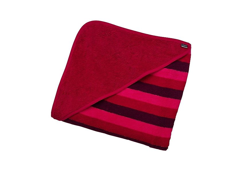 JAKO-O Handtücher JAKO-O Kapuzenhandtuch Kinder 140 x140cm, traube gestreif günstig online kaufen