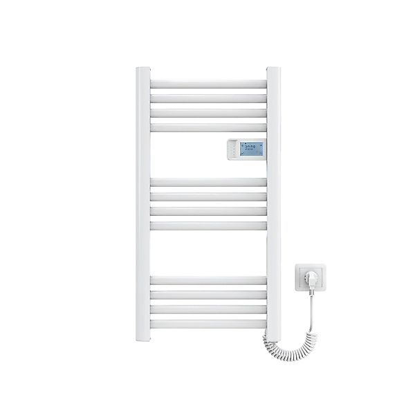 Emke Handtuchwärmer Elektrisch 75x40cm 180W Weiß Heizkörper mit Thermostat günstig online kaufen