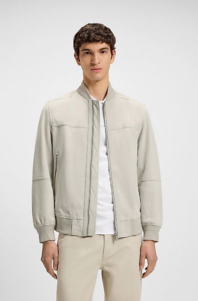 BOSS ORANGE Lederjacke "Johice", aus weichem Ziegennappaleder Premium Herre günstig online kaufen