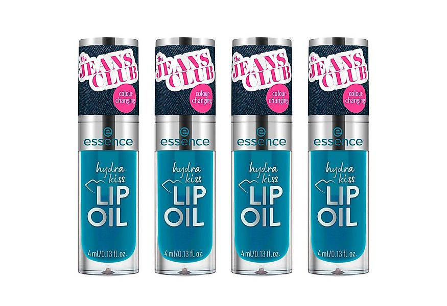 Essence Lipgloss the JEANS CLUB colour-changing hydra kiss lip oil, 4-tlg. günstig online kaufen