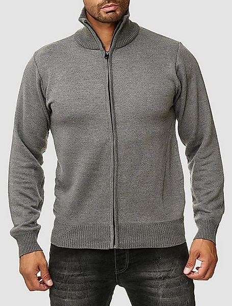 Egomaxx Cardigan Cardigan Strickweste Strickjacke Feinstrick Stehkragen H25 günstig online kaufen