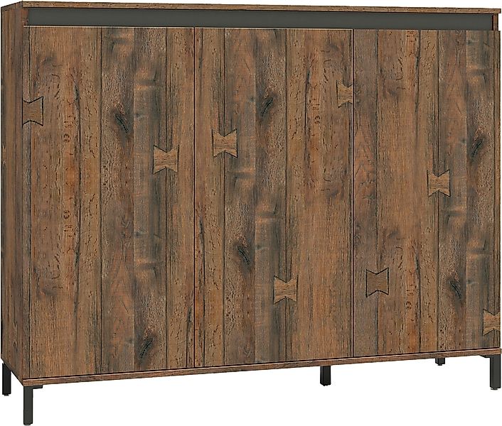 freiraum Highboard GENIO industrial, in Eiche, günstig online kaufen