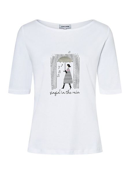 MORE&MORE T-Shirt softes Halbarmshirt, Frontprint günstig online kaufen