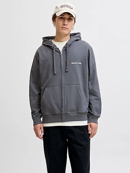 Jack & Jones Kapuzensweatshirt "JORNORREBRO EMB SWEAT ZIP HOOD NOOS" mit St günstig online kaufen
