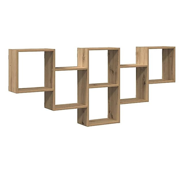 vidaXL Regal Wandregal Artisan-Eiche 159x18x66 cm Holzwerkstoff, 1-tlg. günstig online kaufen