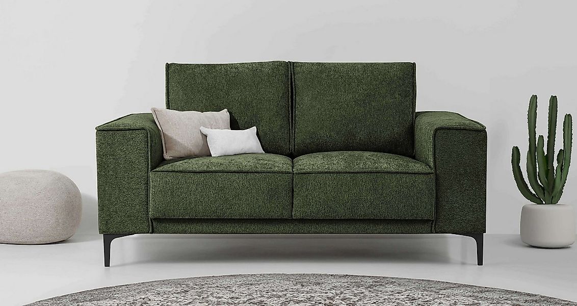 OTTO home 2-Sitzer "Kompaktsofa Oland, Struktur, Flachgewebe, Luxus-Microfa günstig online kaufen